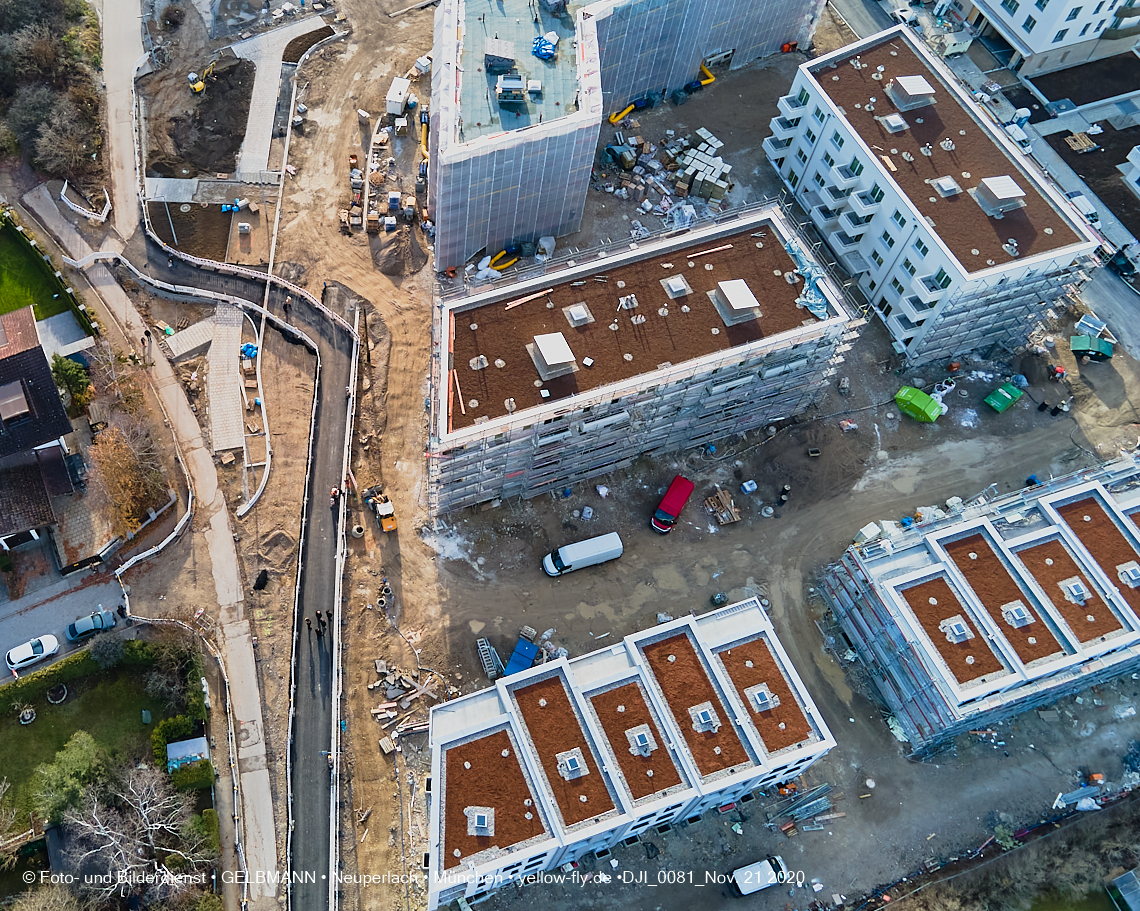 21.11.2020 - Piederstrorfer Gelände und Alexisquartier in Neuperlach in München